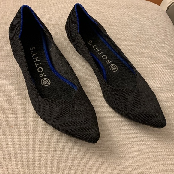 Rothy’s The Point Classic Black Ballet Flat size 8 - Picture 4 of 9